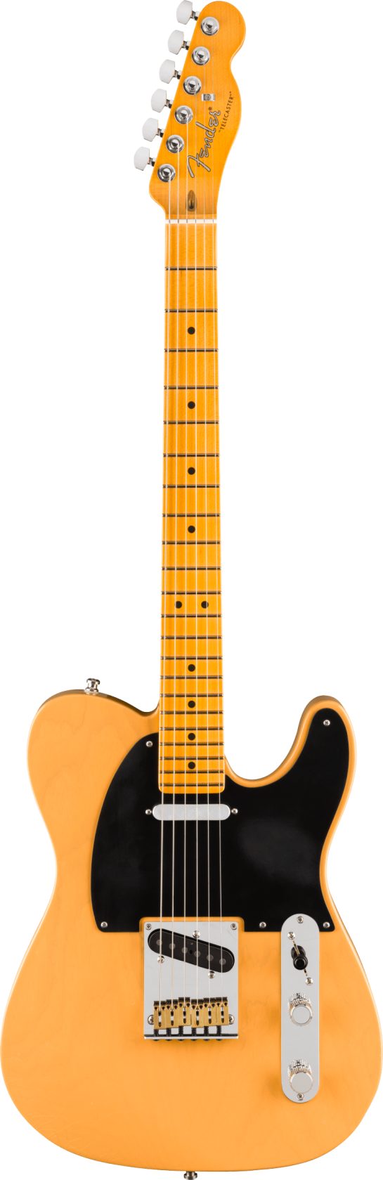 Fender American Ultra Luxe Vintage '50s Telecaster, Butterscotch Blonde MN