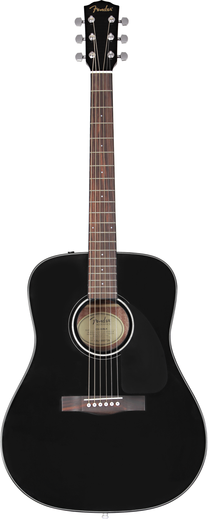 Klundertmusic Fender CD-60 V3, Black aanbieding