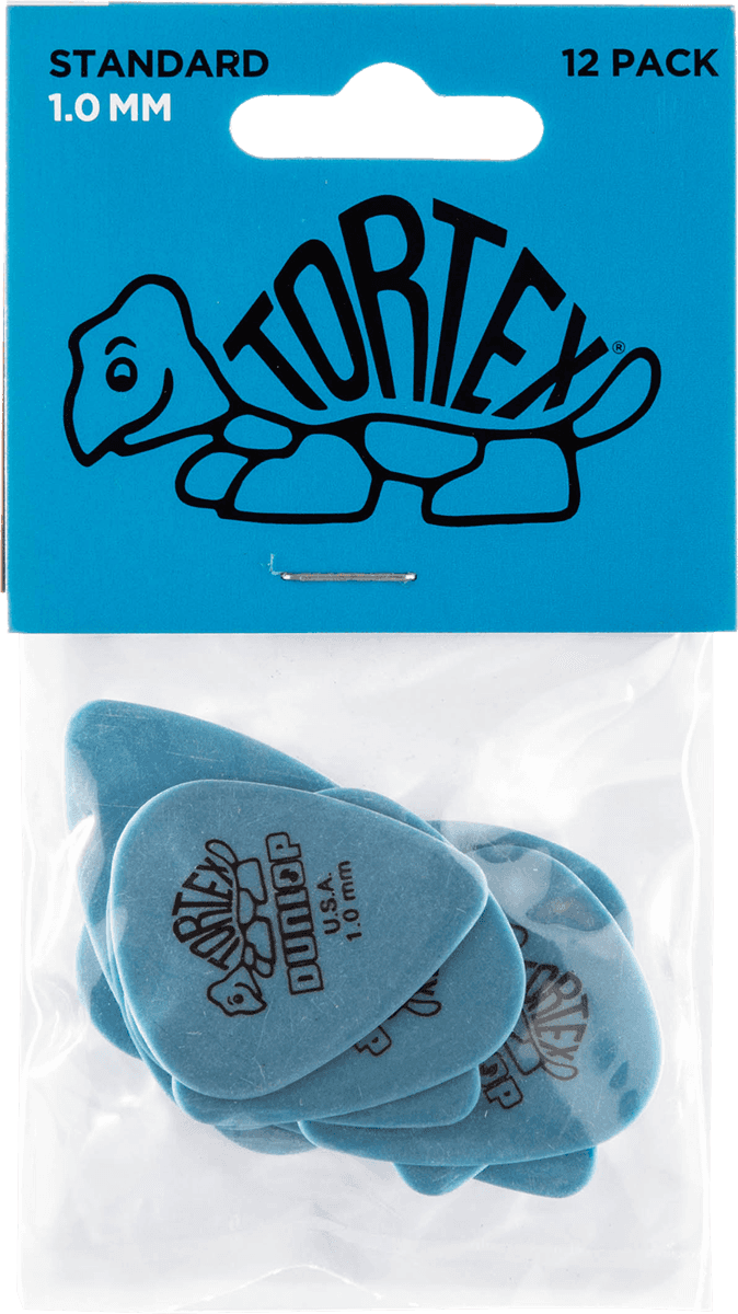 Dunlop Tortex Standard 1.00 Plectrum 12-Pack blauw