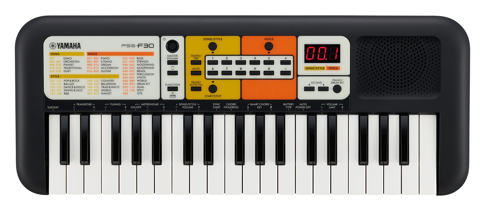 Klundertmusic Yamaha PSS-F30 aanbieding