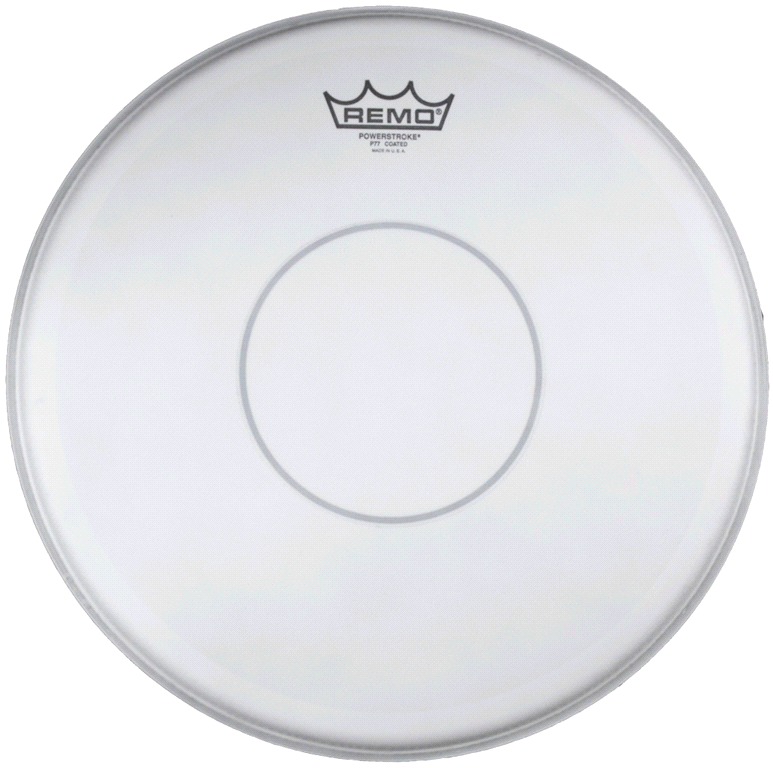 Remo 14" Powerstroke 77 Coated + Dot, P7-0114-C2