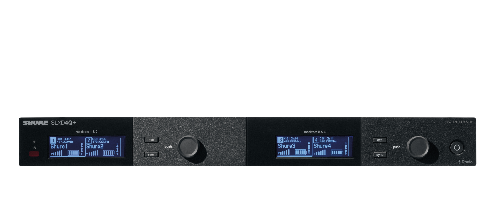 Shure SLXD4QDAN+E=-G65
