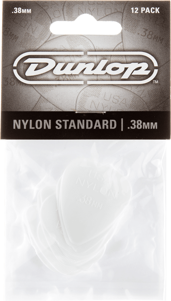 Dunlop Nylon Standard .38 Plectrum 12-Pack