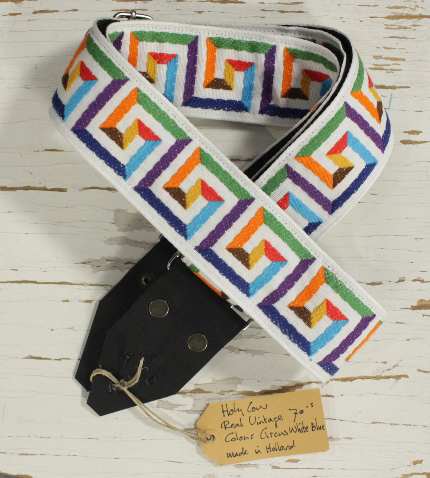 Holy Cow Straps 70's Colour Circus White afbeelding