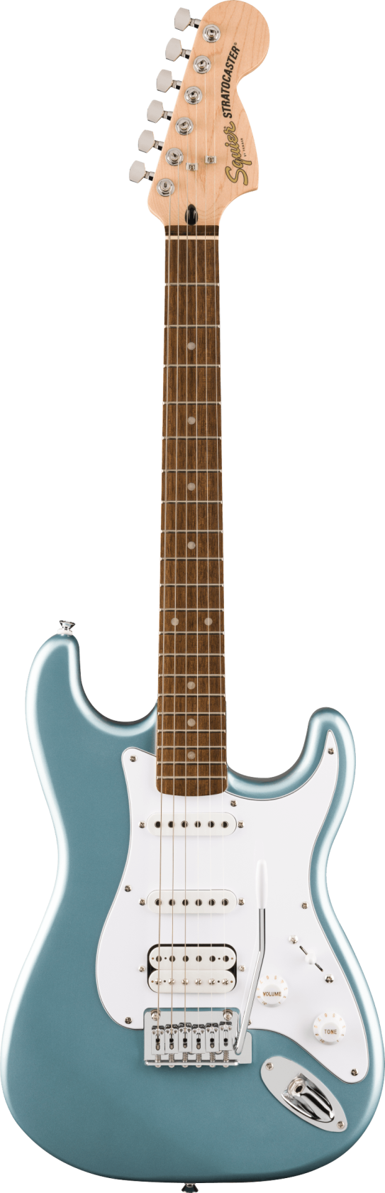 Klundertmusic Squier Affinity Stratocaster Junior HSS, Ice Blue Metallic IL aanbieding