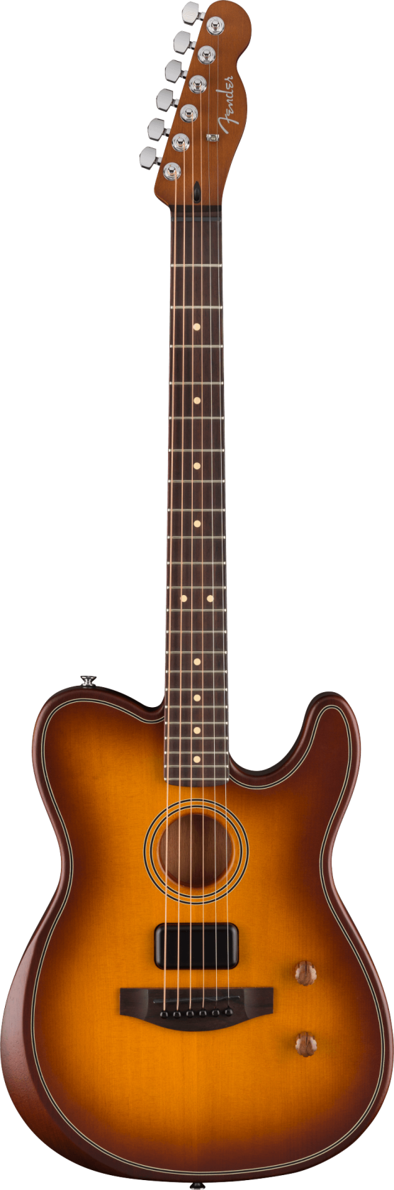 Fender Acoustasonic Standard Telecaster, Honey Burst RW