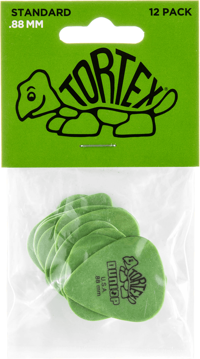 Dunlop Tortex Standard .88 Plectrum 12-Pack groen