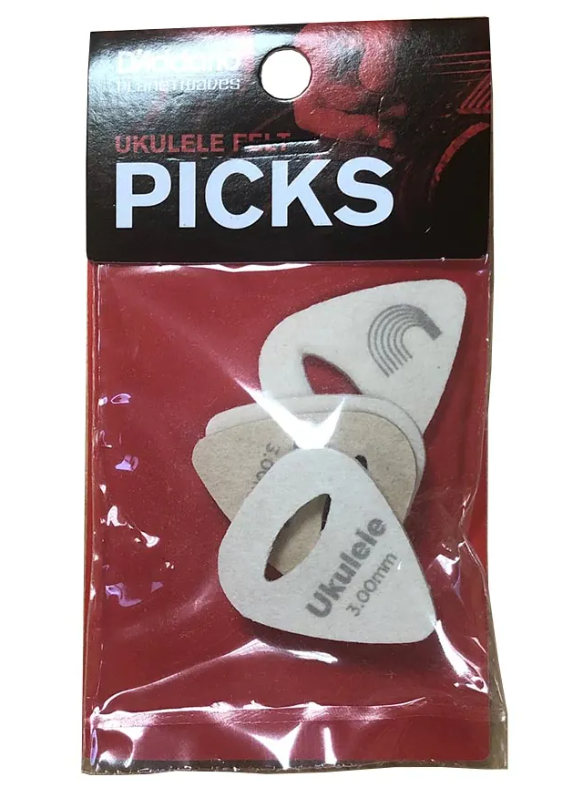 D'Addario Ukulele Felt Picks - 4 pack