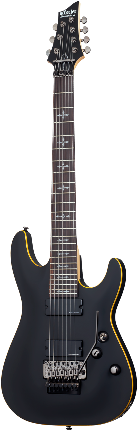 Schecter Demon 7 FR, Satin Black afbeelding