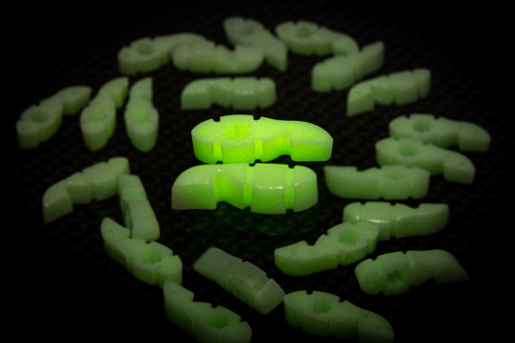 Tuner Fish Lug Locks Glow In The Dark 8-pack afbeelding