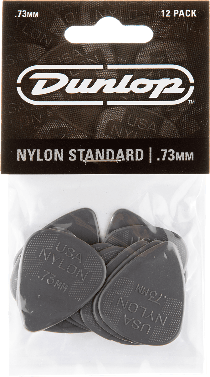 Dunlop Nylon Standard .73 Plectrum 12-Pack