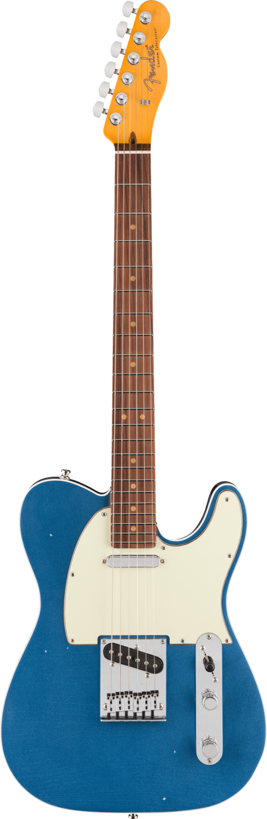 Fender American Ultra Luxe Vintage '60s Telecaster Custom, Lake Placid Blue RW