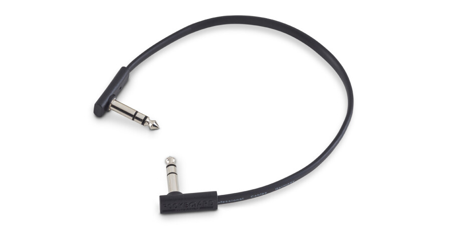 RockBoard Flat patch cable TRS, 30 cm