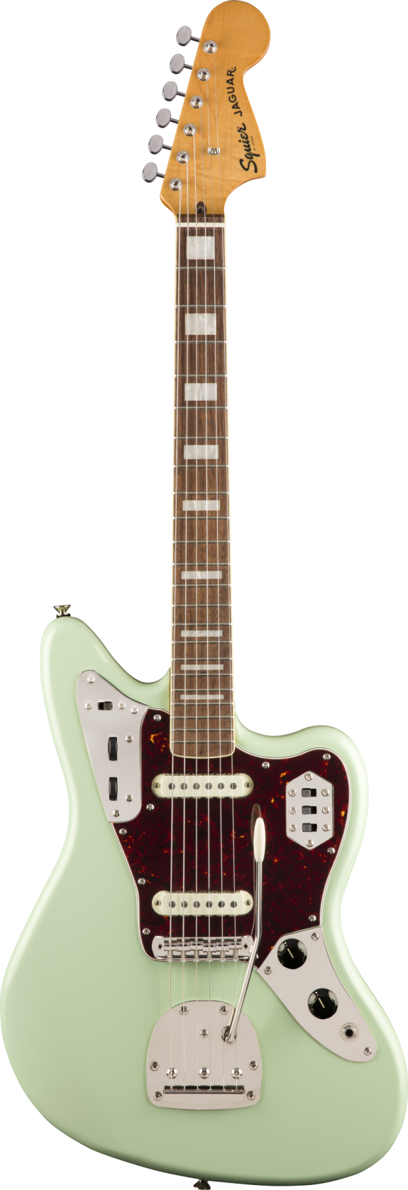 Klundertmusic Squier Classic Vibe Jaguar, Surf Green IL aanbieding