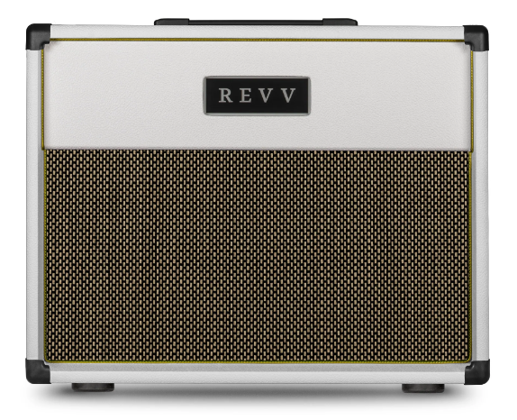Revv 1x12" Cabinet 90-watt, Extension Cabinet White/Salt 'n Pepper