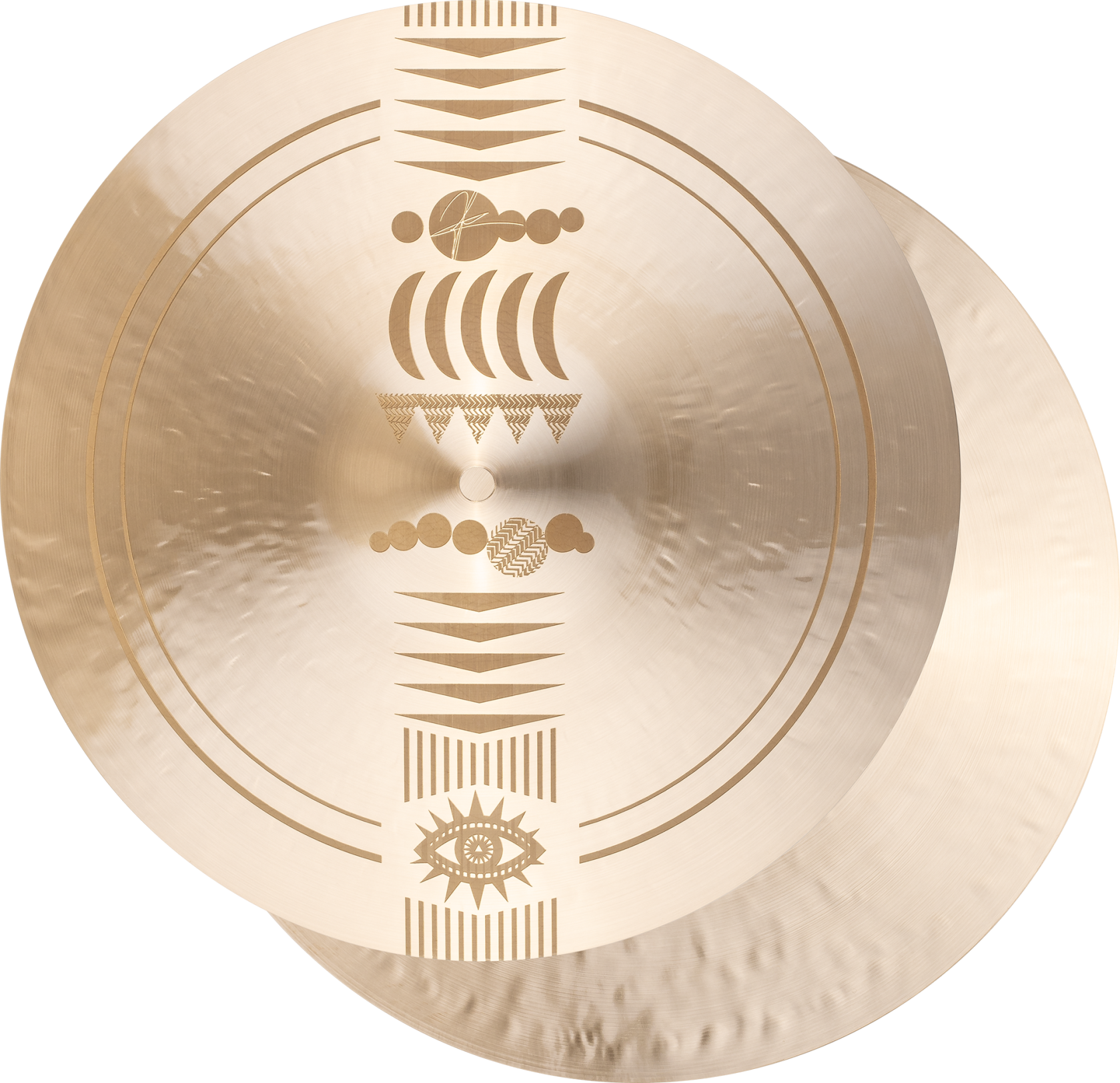 Meinl 14" Artist Design Cymbal Anika Nilles Lunar Hi-Hat