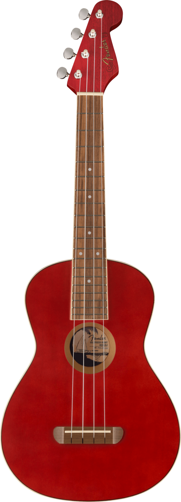 Fender Avalon Tenor Ukulele, Cherry