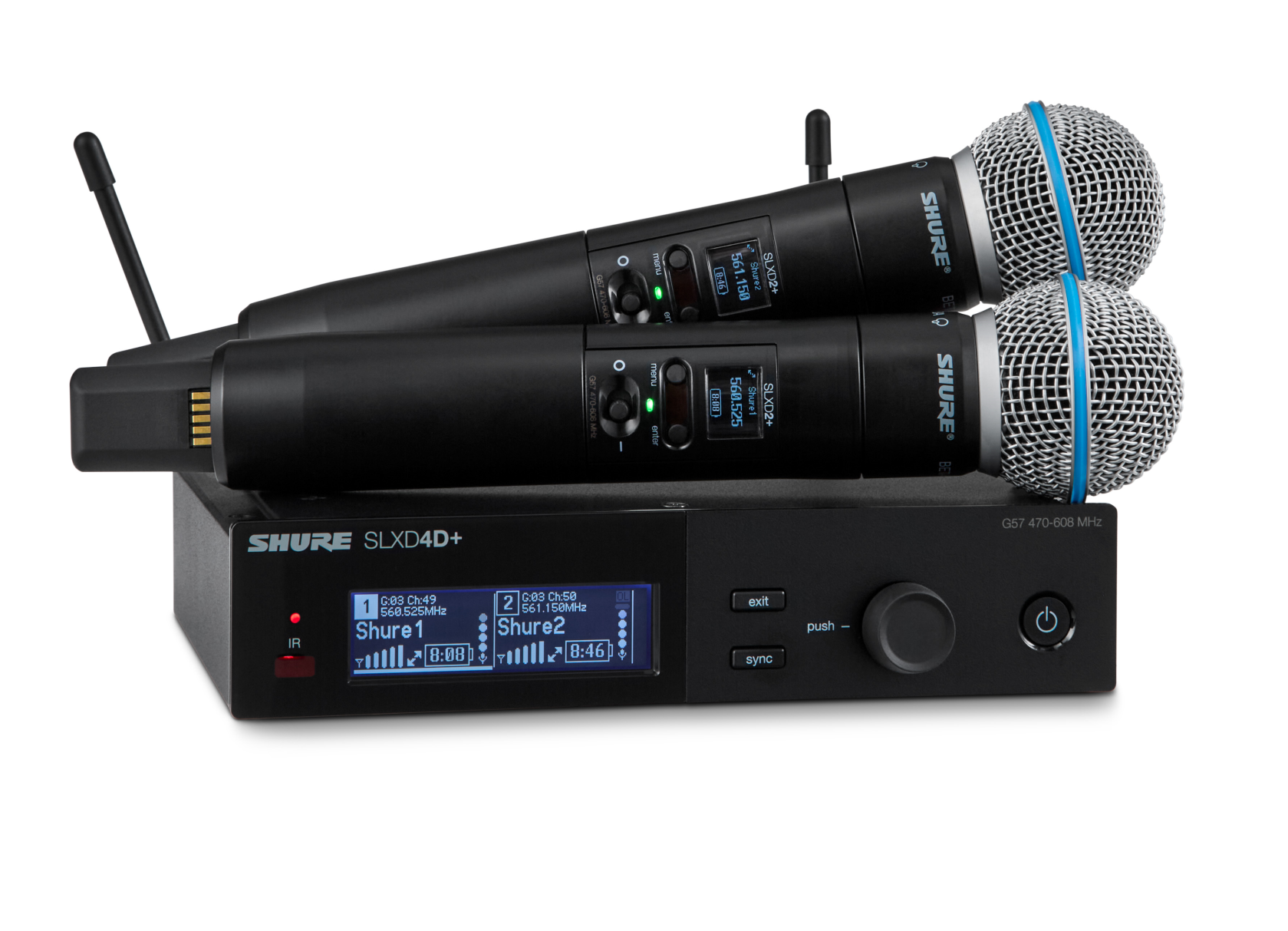 Shure SLXD24D+E/B58-K55
