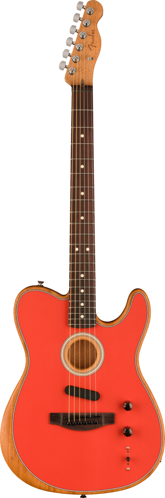 Fender LTD Acoustasonic Player Telecaster, Fiesta Red RW afbeelding
