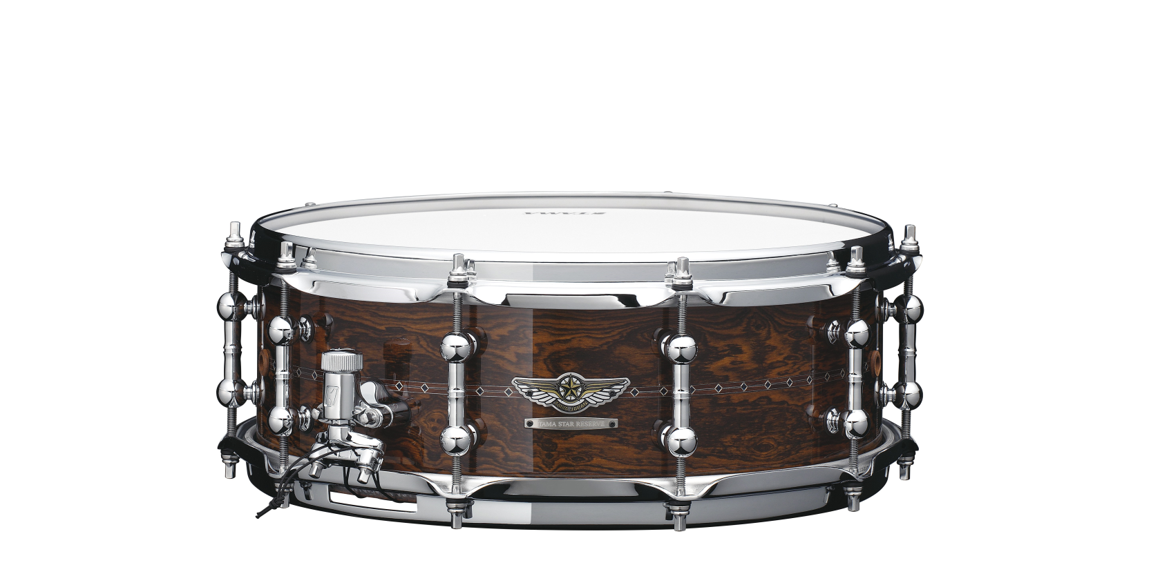 Tama Star Reserve 14x05" Bubinga Walnut, Gloss Cordia