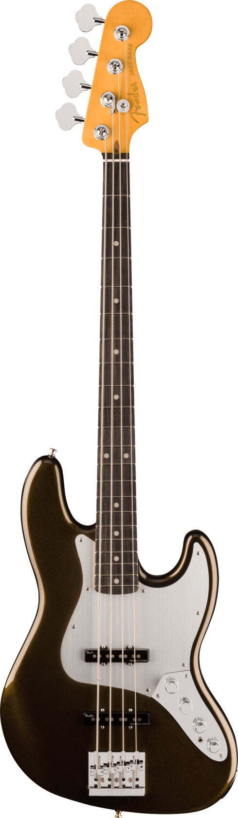 Fender American Ultra II Jazz Bass,Texas Tea EB afbeelding