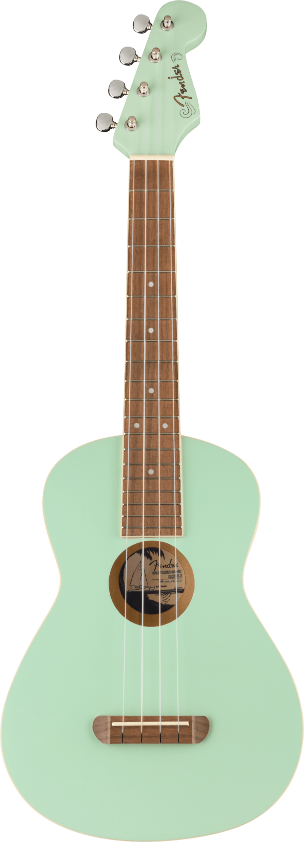 Fender Avalon Tenor Ukulele, Surf Green