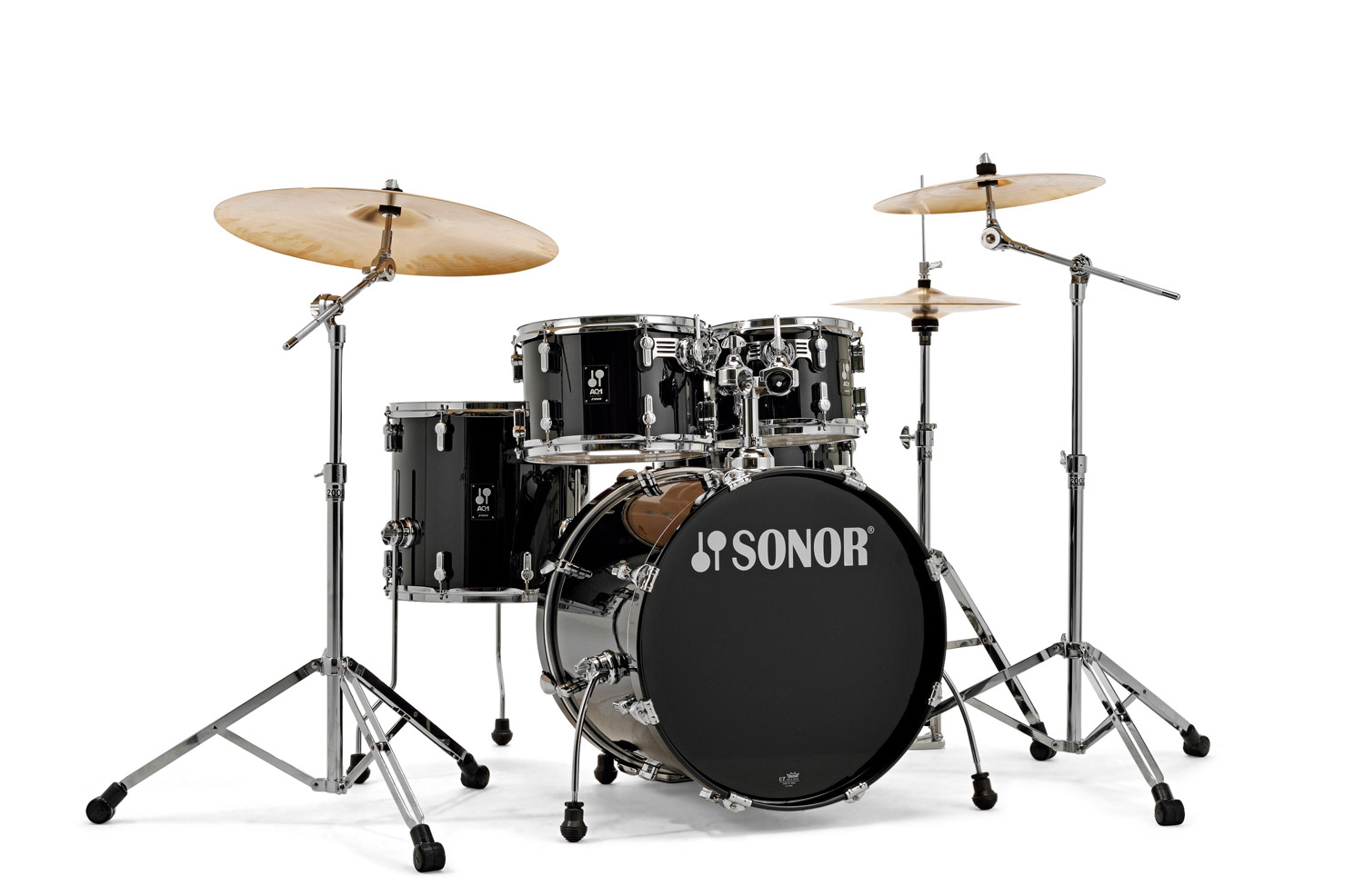 Sonor AQ1 Stage, Piano Black, Incl. Hardware