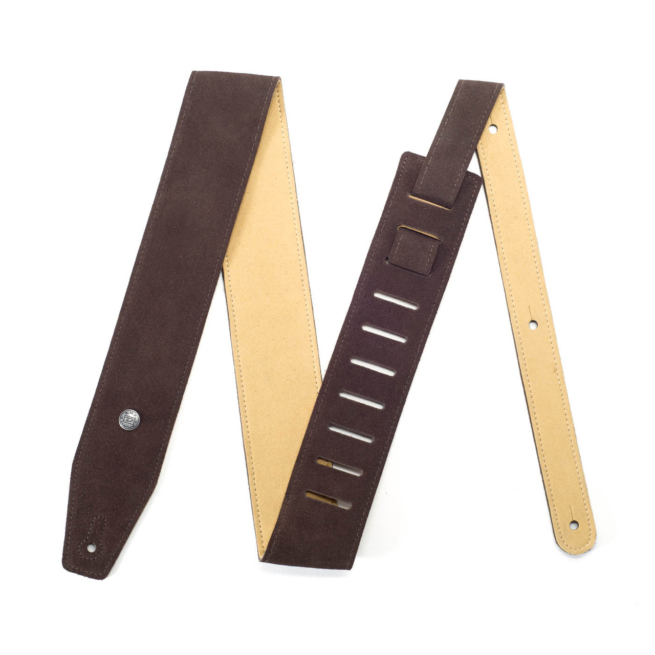 Dunlop BMF-S02 Suede Strap Mahogany