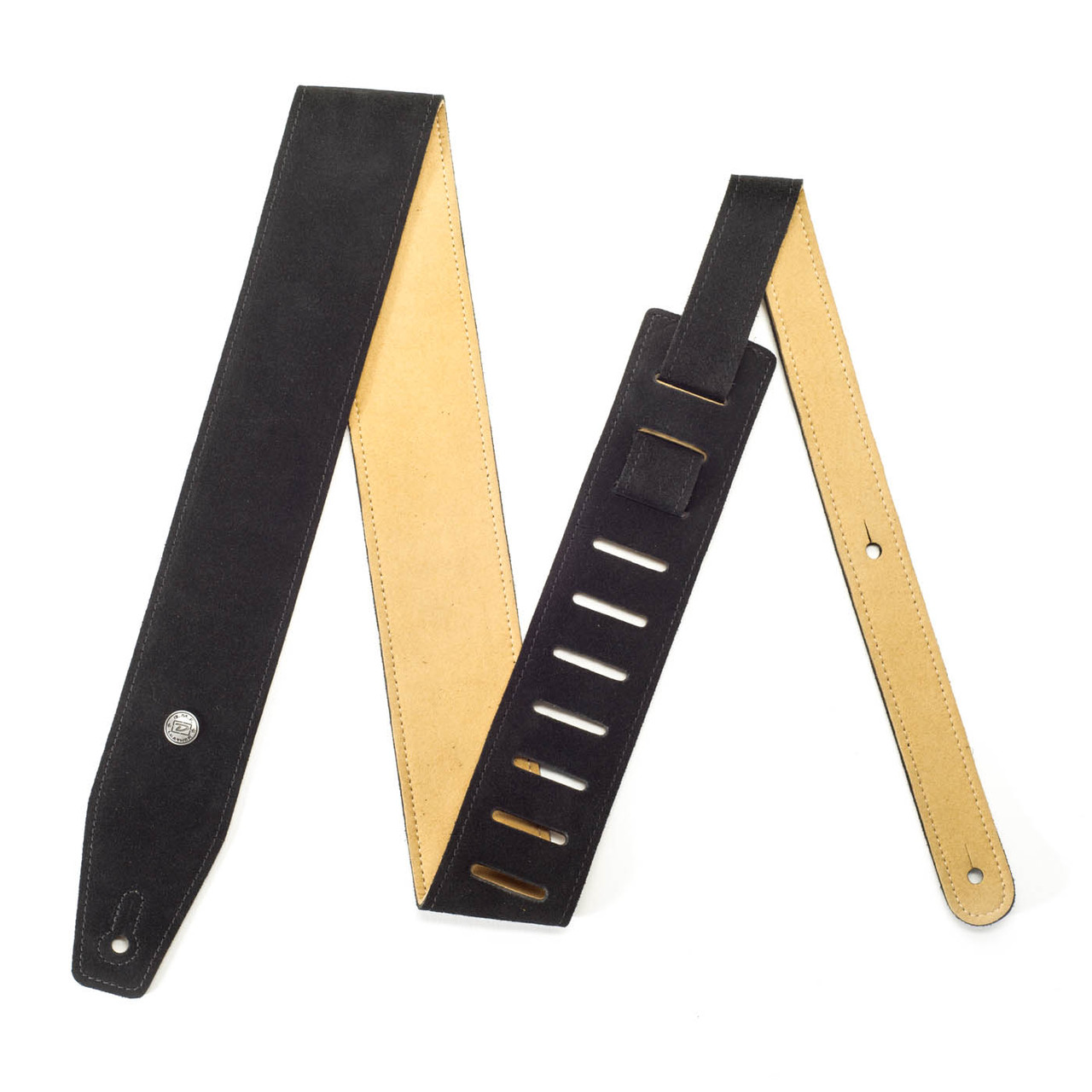 Dunlop BMF-S01 Suede Strap Ebony