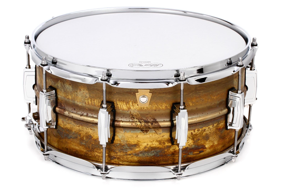 Ludwig Ludwig LB464R 14x6,5 Raw Brass Snare Drum afbeelding