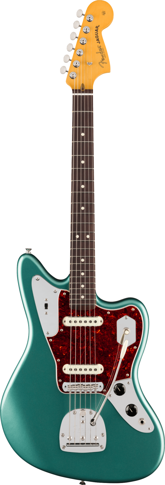 Fender American Professional Classic Jaguar, Faded Sherwood Green Metallic RW