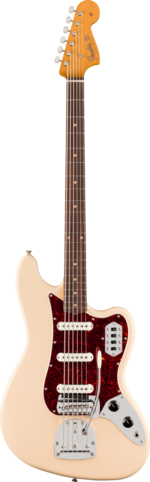 Fender Vintera III Early '60s Bass VI, Olympic White RW