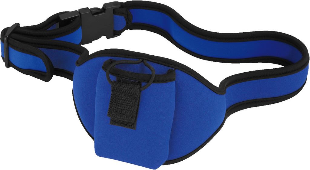 IMG Stage Line TXS-10BELT - blauw - Fitness / aerobic heupriem / zendertasje, blauw
