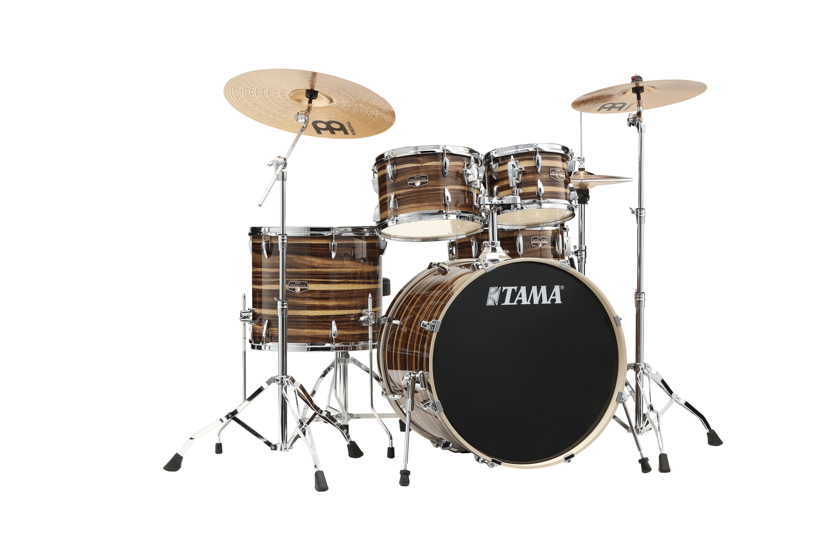 Tama Imperialstar, Coffee Teak Wrap, Incl. Hardware en Bekkens