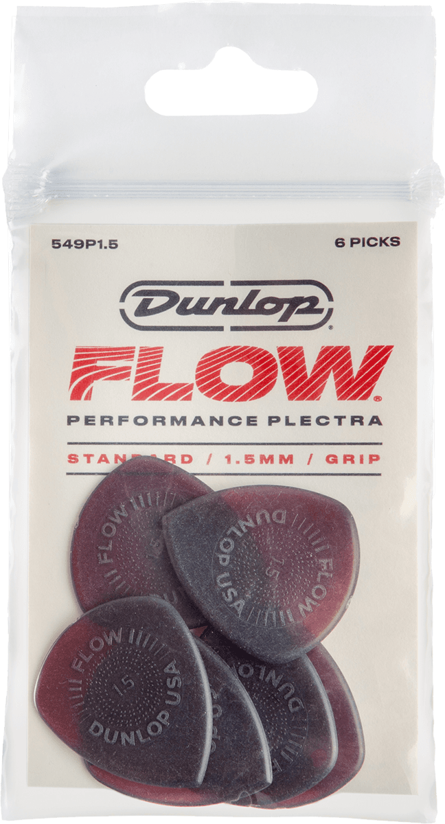Dunlop Flow 1.50 Plectrum 6-Pack