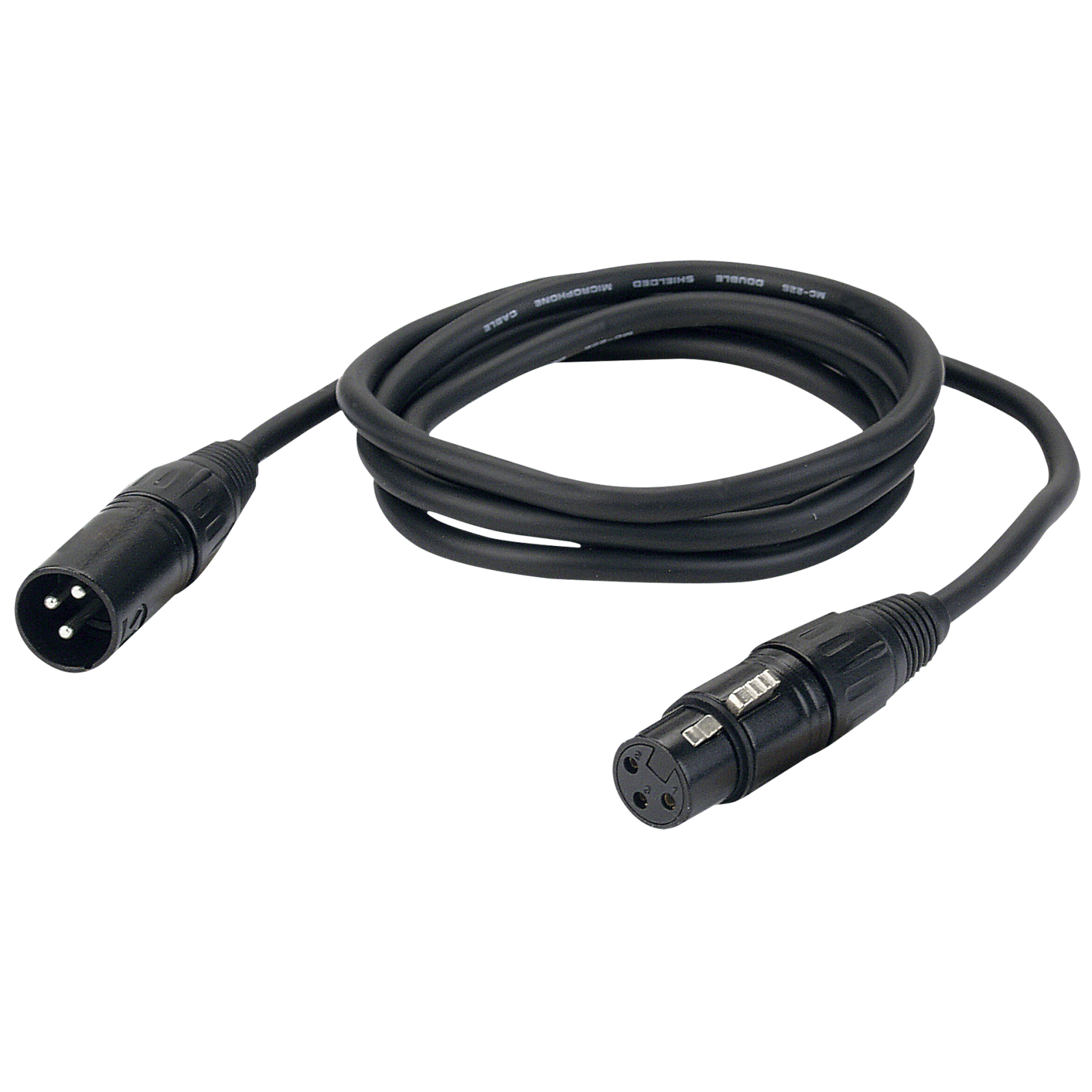 DAP Audio XLR kabel 0,75m - Microfoon Kabel XLR - 0,75m (Zwart)
