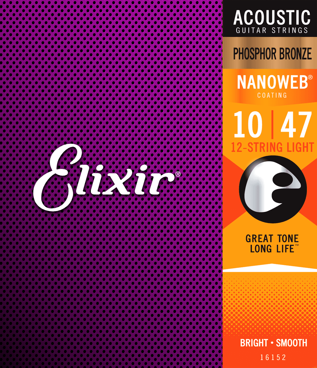Elixir 16152 Nanoweb Phosphor Bronze afbeelding