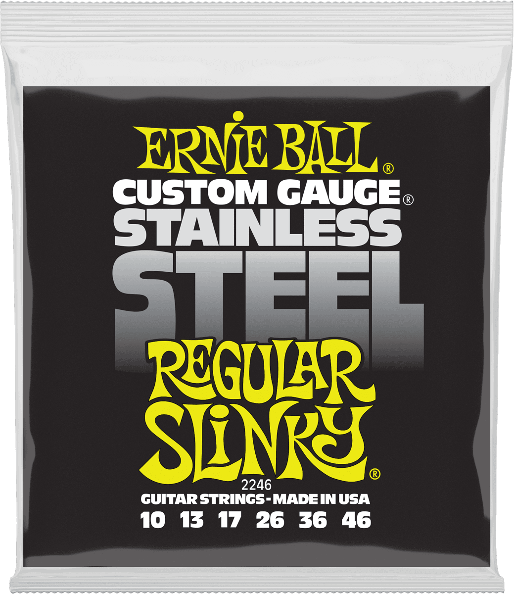 Ernie Ball Stainless Steel Regular Slinky 2246