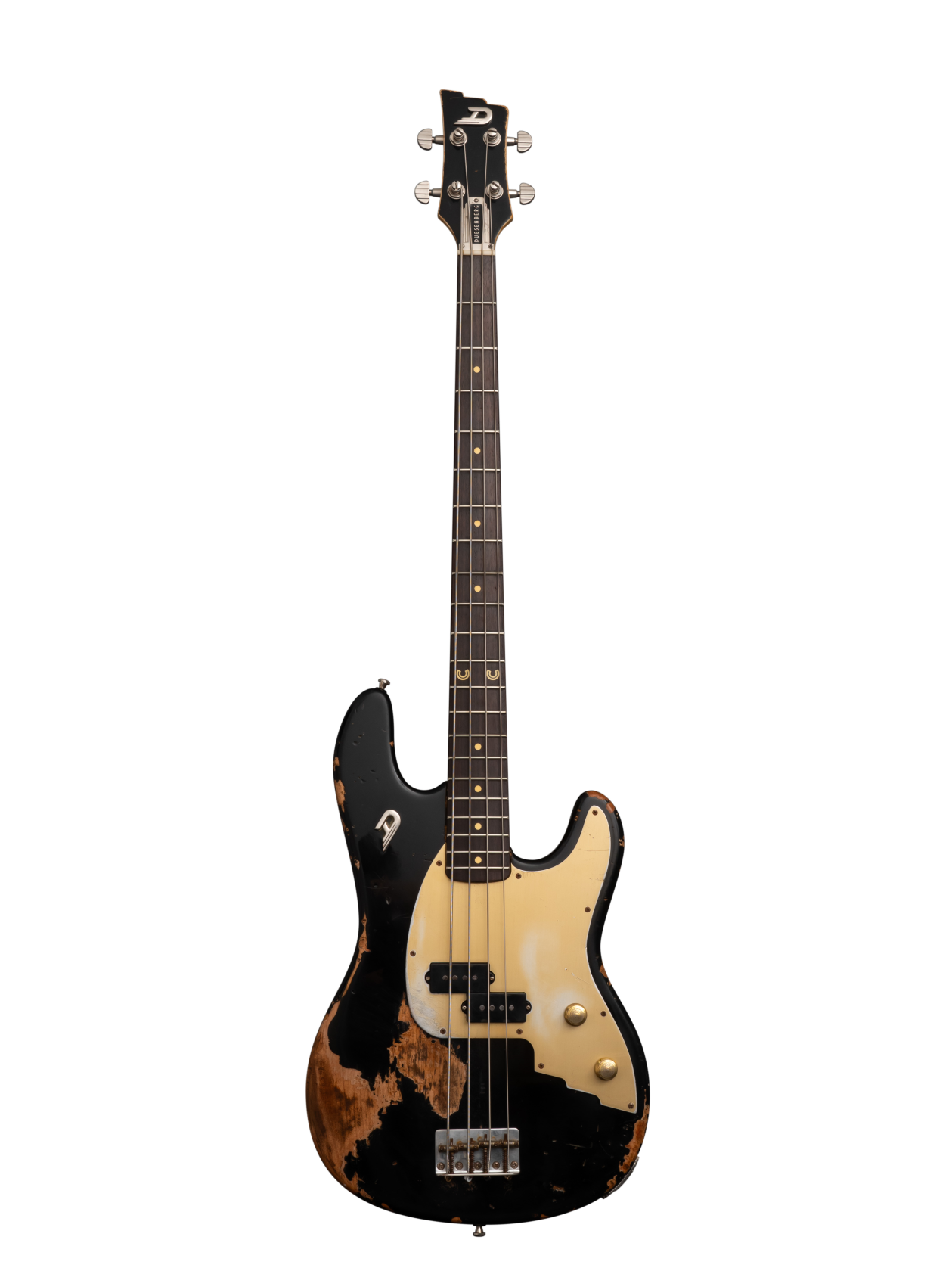 Duesenberg Alliance Chris Chaney Bass, LTD Distressed Black afbeelding