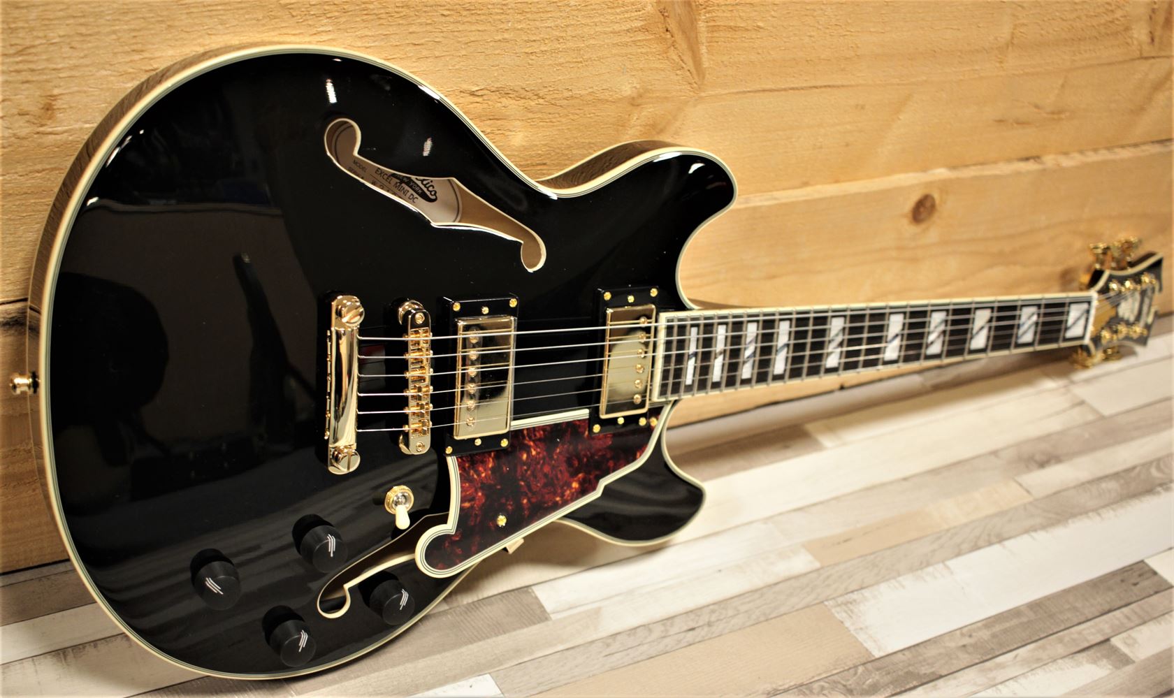 D'angelico Excel Mini DC Black