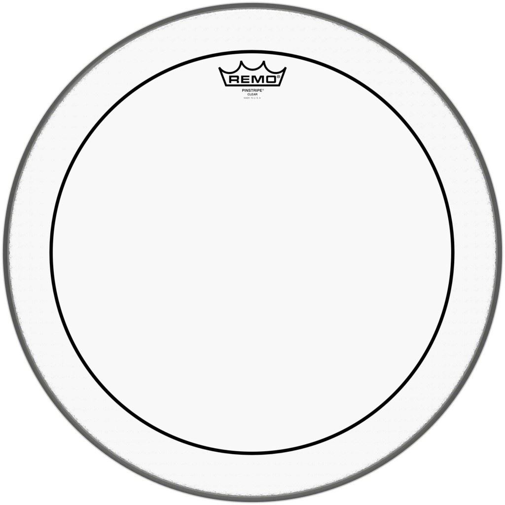 Remo 18" Pinstripe Clear, PS-0318-00