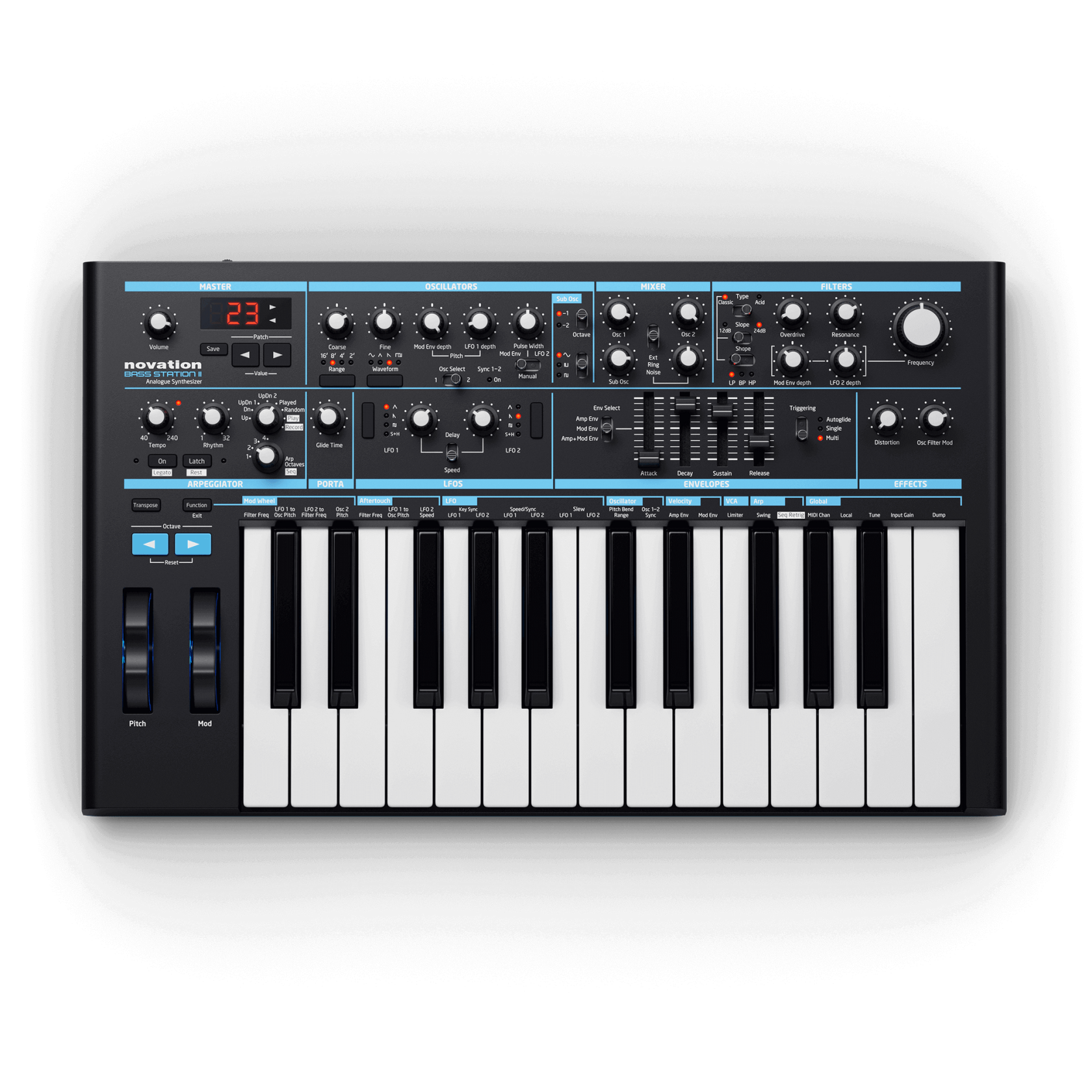 Novation Bass Station II afbeelding
