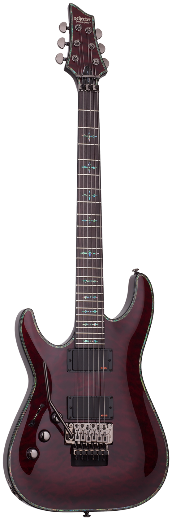 Schecter Hellraiser C1 FR, Black Cherry - Linkshandig