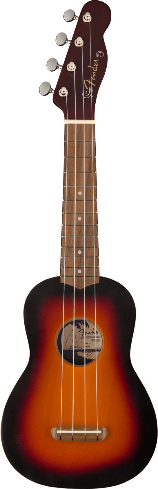 Fender Venice Soprano Ukulele 2-Color Sunburst