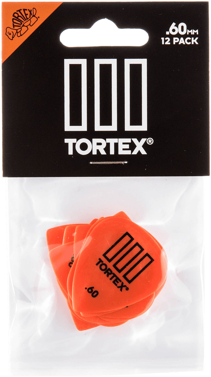 Dunlop 462P60 Tortex III Plectrum 0.60mm 12-Pack afbeelding