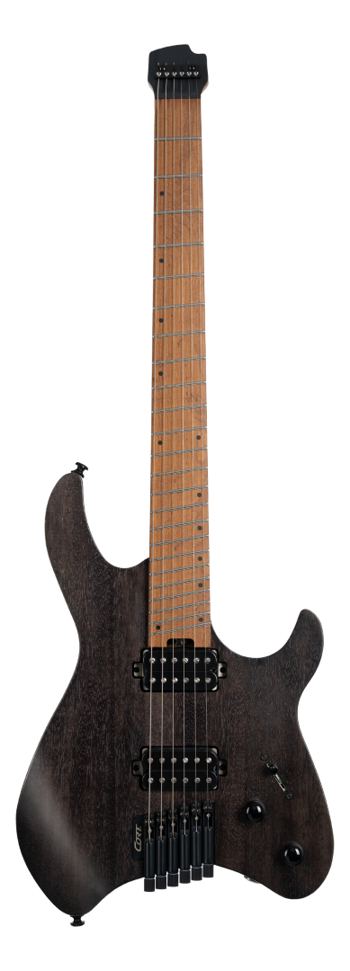 Cort SPACE G6MS - Semi Gloss Trans Black