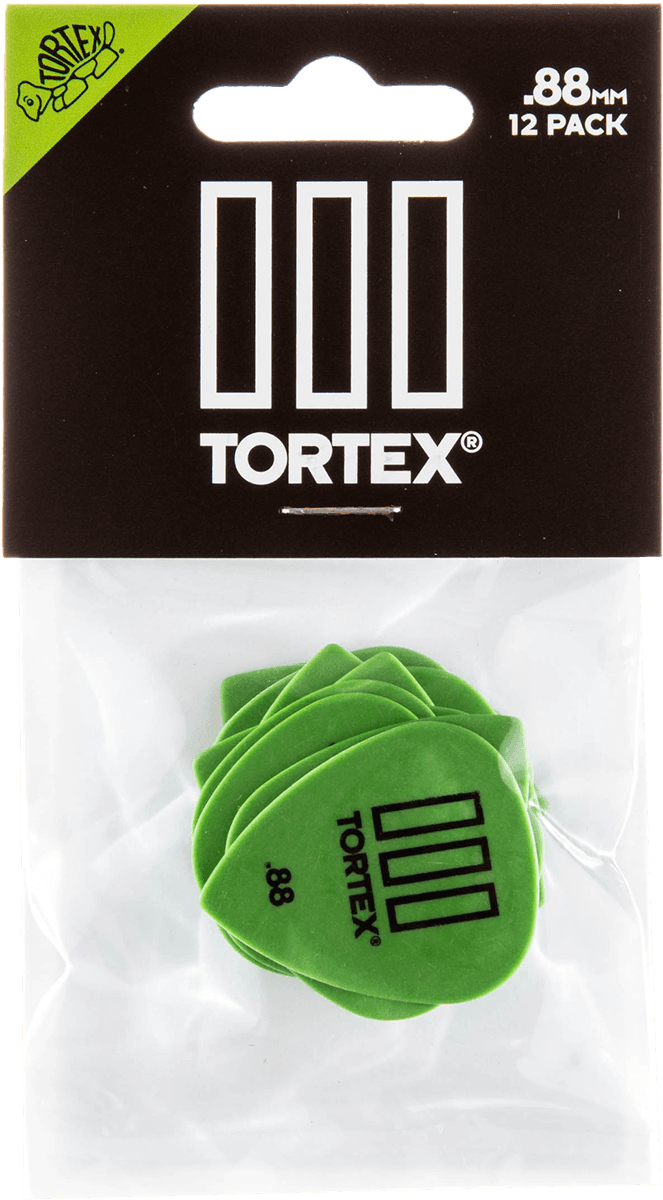 Dunlop 462P88 Tortex III Plectrum 0.88mm 12-Pack afbeelding