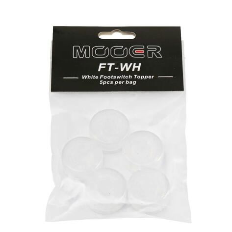Mooer Candy Footswitch Topper, white, 5 pcs. afbeelding