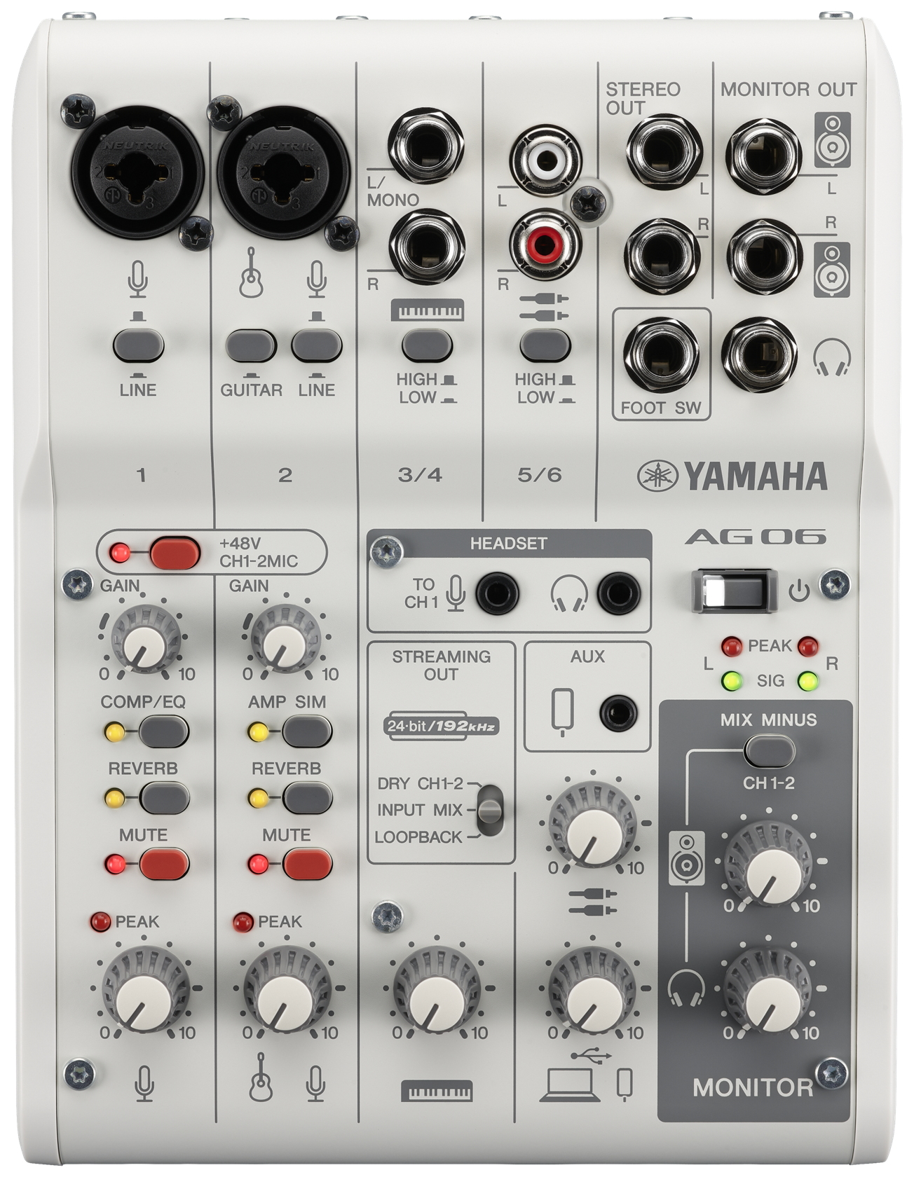 Klundertmusic Yamaha AG06MK2W aanbieding