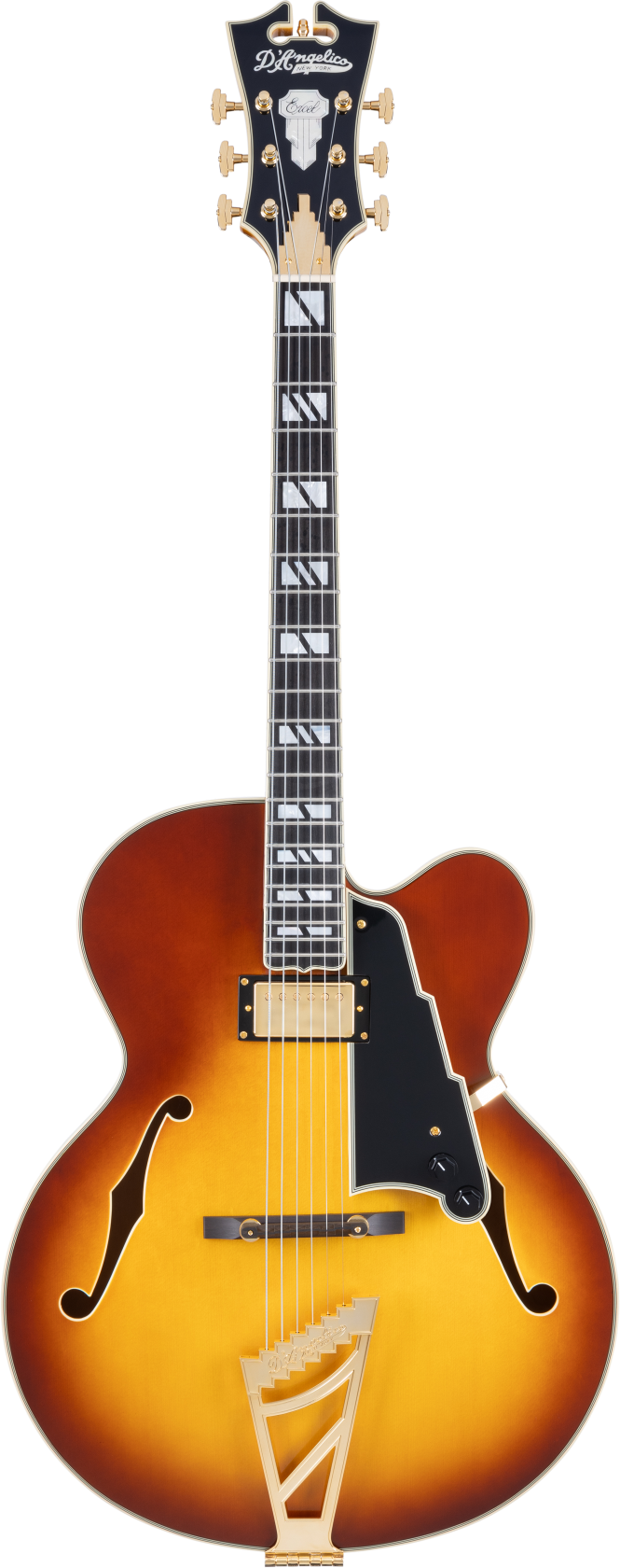 D'angelico Excel EXL-1 Dark Iced Tea Burst afbeelding